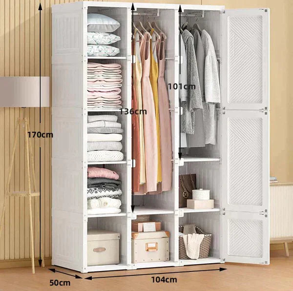 Super Closet Plegable Inteligente + 3 Cajas Organizadoras REGALO